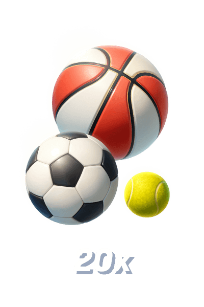 Platziere 20 Sportwetten